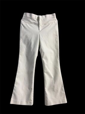 White Flared Pants - Clean Modern Style